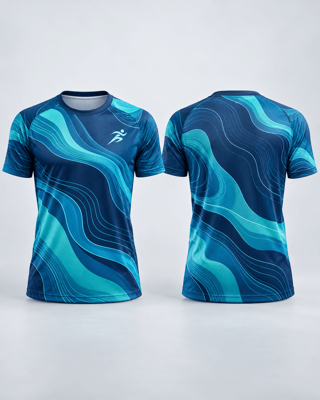แบบเสื้อพิมพ์ลายตัวอย่าง เคลื่อนไหวไร้ขีดจำกัด (Running Series)